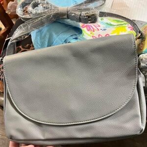 Viv & Lou grey crossbody purse